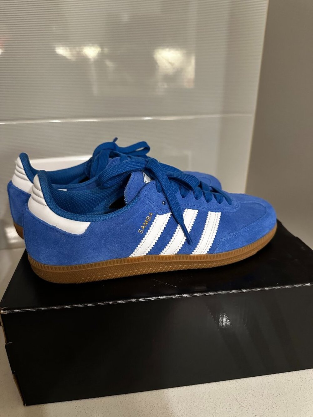 Adidas Sambas Bluebird White Shoes NEW